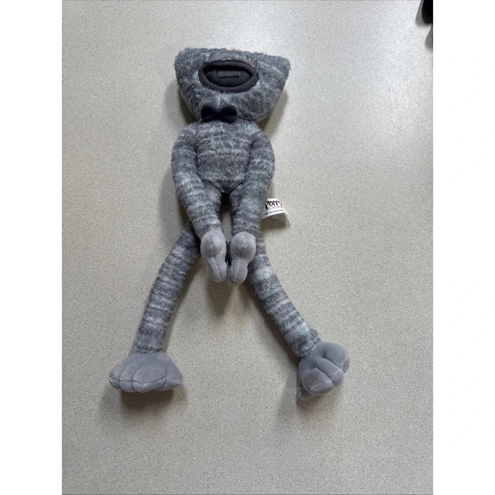 Huggy Wuggy Poppy Playtime Gray Stripe  Plush  13